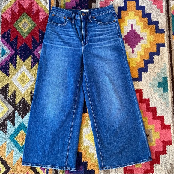 Madewell Denim - Madewell Wide Leg Crop Jean